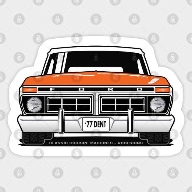 1977 dentside truck Sticker by RBDesigns